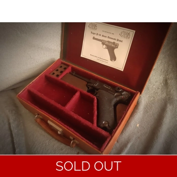 Vintage Luger Carry Case for Luger P08 Pistol